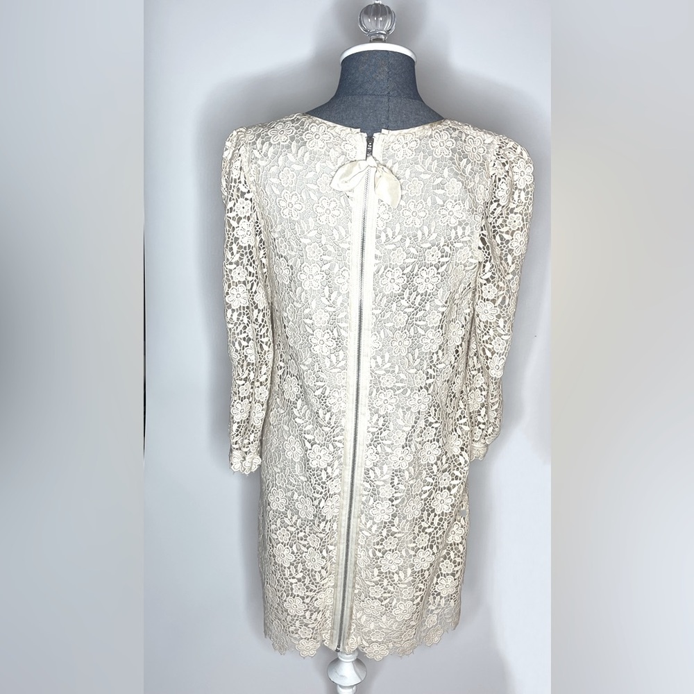 Juicy Couture Mini Cotton Lace Shift Dress - Picture 3 of 7